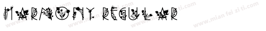 Harmony Regular字体转换